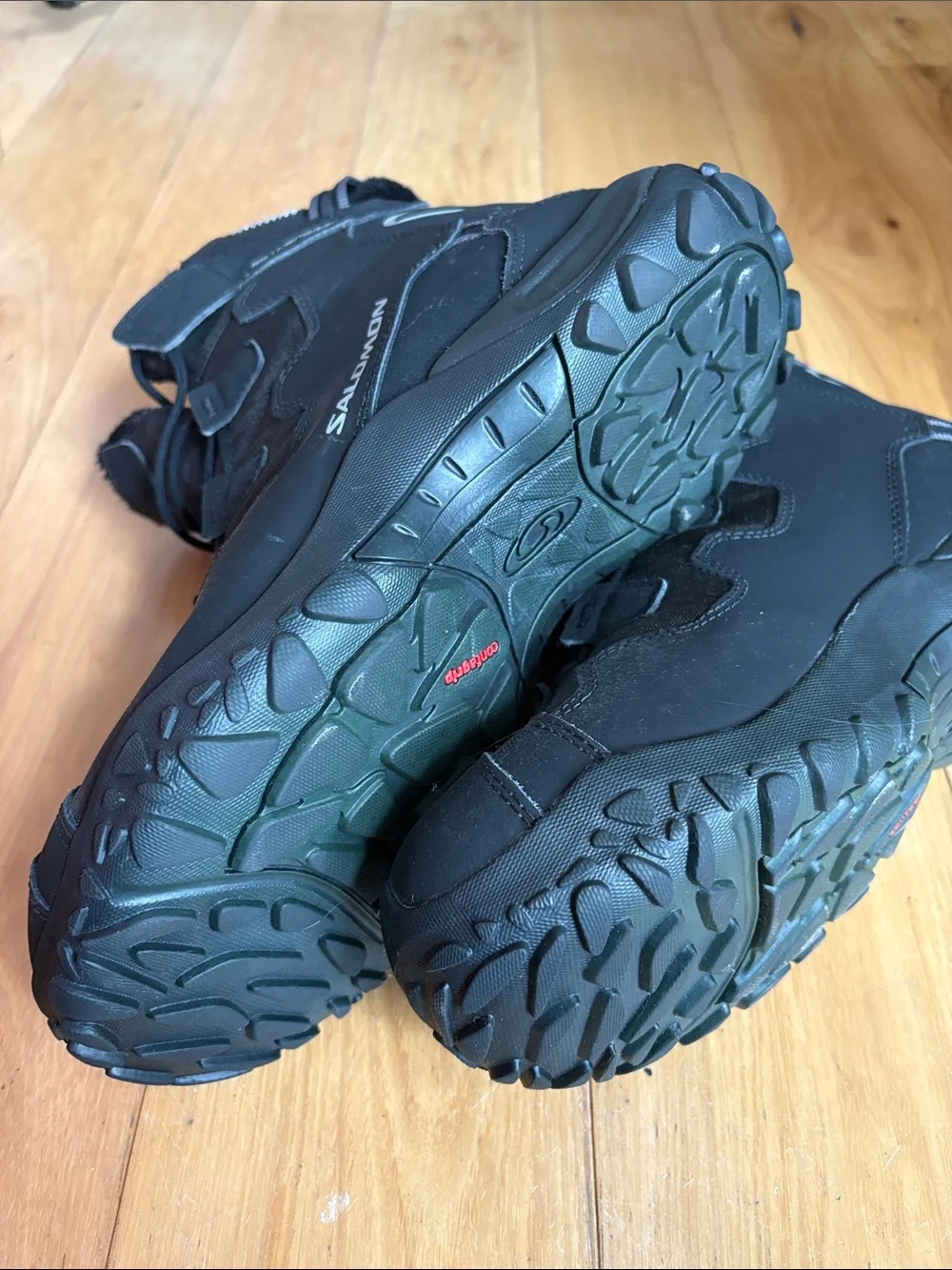 Salomon Black Winter Rain & Snow Boots Size 9